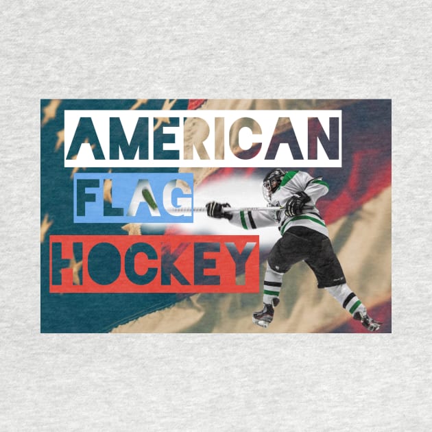 American flag hockey by pmeekukkuk